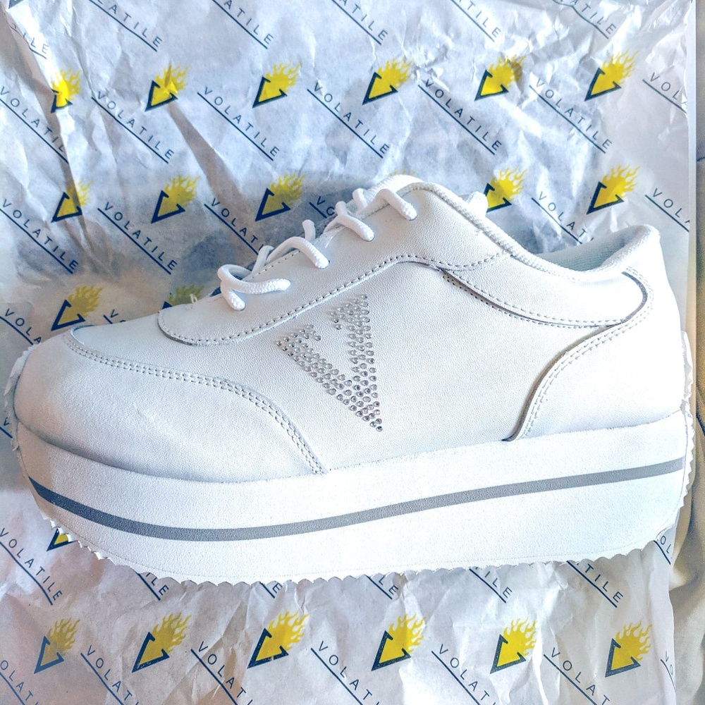 Volatile Expulsion Platform Sneakers 8.5 White